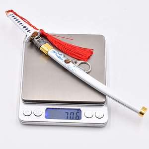 Jeu VALORANTS Mini <span class=keywords><strong>Katana</strong></span> Jouet Épée en Alliage de Zinc, Porte-clés Décorations Artisanales, 22cm - Product Image 5