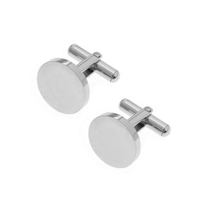 Mancuernillas <span class=keywords><strong>de</strong></span> Acero Inoxidable con Logotipo Personalizado Grabado para Hombre, Mancuernillas <span class=keywords><strong>de</strong></span> Metal 316 con <span class=keywords><strong>Iniciales</strong></span> Personalizadas, Regalo para Padrinos <span class=keywords><strong>de</strong></span> Boda - Product Image 2