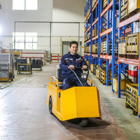 Tracteur électrique industriel OEM Everlift 3000 kg pour aéroport, aviation, équipement au sol, remorquage d'avions, convoyeur de marchandises