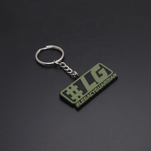 Porte-clés personnalisé pour réseaux sociaux, avec logo Legacy Guardian, <span class=keywords><strong>en</strong></span> PVC et alliage, style tactique, étanche, pour équipement EDC - Product Image 1
