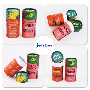 100% recyclé biodégradable de haute qualité 100% recyclé emballage de boîte de tube de papier rond personnalisé - Product Image 6