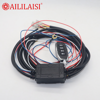 Juego de Cables de Control Remoto Inalámbrico 2 en 1 K240 para Luces Auxiliares de Automóviles, Motocicletas, Camiones y Camionetas, Arnés de Cableado de Uno a Dos, 9-30V