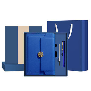 2024 regalo del Día DE LA MADRE colores personalizados Rojo Diario personalizado con bolígrafo papelería cuaderno botella de agua caja de regalo - Product Image 6