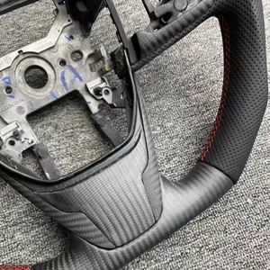 Volante Deportivo de Fibra de Carbono Forjado Mate para <span class=keywords><strong>Honda</strong></span> <span class=keywords><strong>Civic</strong></span> Type R 10ª Gen, Accord, CRV, XRV, Personalizado - Product Image 3