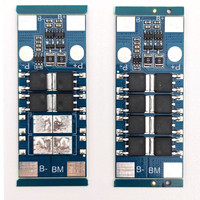 BMS Balanceado 2S 20A 6.4V/7.4V 5A~20A 5A/10A/15A/20A con Balance de Carga/Descarga en el Mismo Puerto para Baterías de Li-ion de 3.7V/LiFePO4 de 3.2V