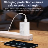 Chargeur double port HNT-PD3002RZ 30W GaN 1A1C, prise de charge rapide PD 3.0 certifiée CE FCC UKCA KC PSE pour smartphones universels