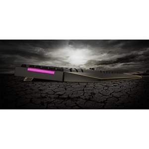 Clavier de jeu Asus Tuf K1 à membrane filaire USB avec rétroéclairage RVB programmable et bouton de volume pour PC - Product Image 3