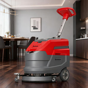 Elektrische Bodenreinigungsmaschine für den Haushalt, Gewerbe und Industrie, batteriebetrieben, 24V, mit Bürste - Product Image 1