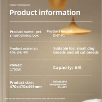 Sèche-cheveux intelligent pour animaux de compagnie, entièrement automatique, protection contre la surchauffe, électrique 220V, pour le bain des chats et des chiens, machine à souffler l'eau