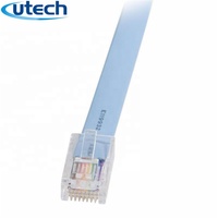 Cable de Consola Serial Lan Rj45 a Rs232 Db9 2026, Cable Adaptador Rollover Rj-45 a Db-9 para Cisco