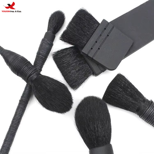 Brocha de Maquillaje Individual para Colorete con Mango de Ratán y Pelo de Cabra, para Base, Polvo Suelto, Corrector y Brillo Labial, GZ RTS Venta al por Mayor - Product Image 1