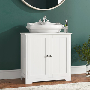 Chine <span class=keywords><strong>pas</strong></span> <span class=keywords><strong>cher</strong></span> petite taille moderne rustique classique <span class=keywords><strong>bois</strong></span> salle de bain piédestal sous évier vanité base armoire - Product Image 2