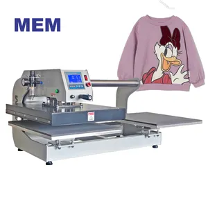 TQ 4050 pneumatische automatische wärme transfer maschine t-shirt druck maschine industrielle kleidung wärme drücken maschine