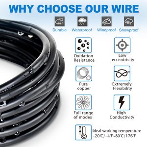 Câble électrique Chuanpu UL2464 12/14/16/20/22AWG multibrins <span class=keywords><strong>OFC</strong></span> 2/3/4/5/6 conducteurs, câble d'extension 20/2, PVC souple - Product Image 2