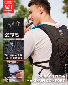 Chaleco Mochila de Hidratación Ligero Personalizado para Trail Running, Senderismo, Ciclismo al Aire Libre, para Mujer y Hombre - Product Image 5