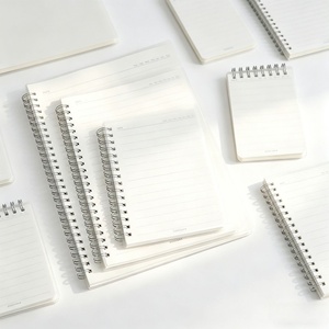En stock – Carnet spirale givré PP B5/A5/A6 – Bloc-notes <span class=keywords><strong>simple</strong></span> à grille épaisse – Cadeau – Vente en gros - Product Image 2