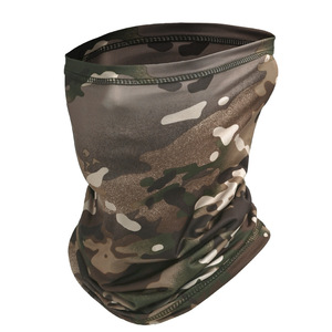 Camouflage Cooling Neck Warmer Ice Silk Quick Drying Breathable Outdoor Cycling Face Mask Men's Summer Sport Accessory - Product Image 1