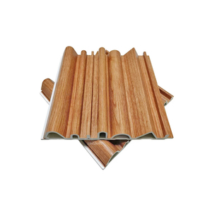 Panneau mural cannelé WPC moderne, design industriel pour hôtels et foyers, imperméable, concave-convexe, pour <span class=keywords><strong>mur</strong></span> de fond, bar, ignifuge - Product Image 1