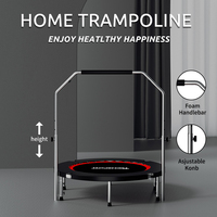 Trampolín de Fitness Tianxin OEM de 40 Pulgadas con Resortes Silenciosos, Alta Capacidad de Peso, Altura Ajustable y Asa, Trampolín Interior para Adultos
