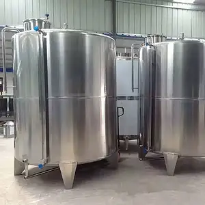 Dampfheizung Lebensmittel qualität Vertikaler Edelstahl Weinlager tank Recycling-Tank