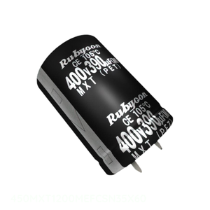 ตัวเก็บประจุแบบเจาะรูผ่าน450MXT1200MEFCSN35X60 20% 450V ฝาปิดของแท้ - Product Image 1