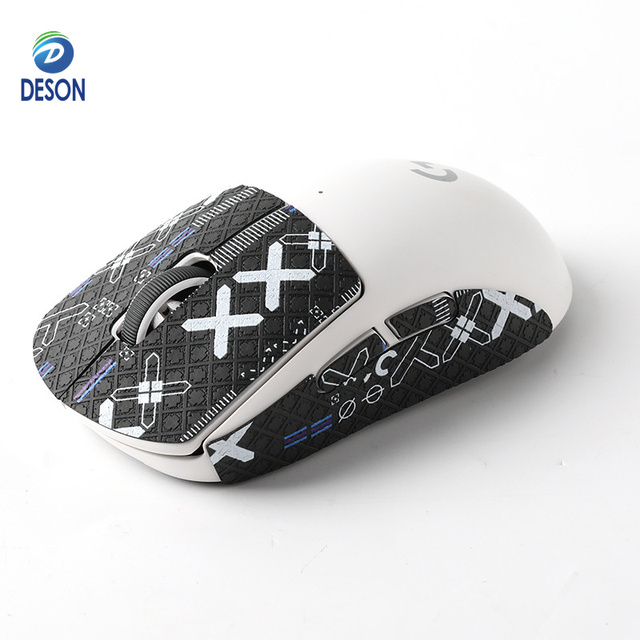 Deson Cutting Anti-Slip Mouse Skates with Glass Glide Shock Absorber Feet Stickers for Logitech & Razer Model DX