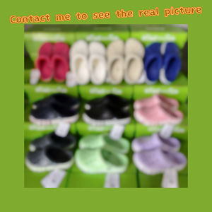 أحذية أطفال للجنسين باللون الأسود من طراز كروكس مع أحجار الراين والألماس اللامعة قابلة للتخصيص بنفسك، قباقيب وبغال/10001 - Product Image 4