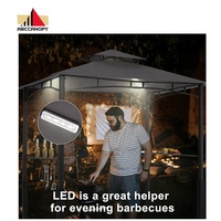 ABCCANOPY Leg Plus Bbq Grill Gazebo Tent 8 X 5F Four Seasons New Grill Gazebo With LED Light Griglia Gazebo
