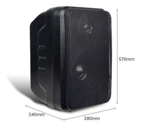 KD-722 Haut-parleur mural 4 pouces 20W 70V-110V à tension constante, 2 voies, pour sonorisation publique, conférence, montage mural, pour musique d'ambiance - Product Image 2