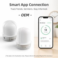 Capteur CGM intelligent pour suivi du glucose 24h/24, synchronisation avec application mobile pour cliniques, centres de bien-être et approvisionnement en gros