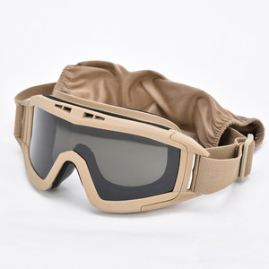 Gafas Tácticas con Montura Completa, Lentes de Policarbonato Antivaho, Protección UV, Equipo de Protección Ocular para Deportes al Aire Libre para Hombre - Product Image 3
