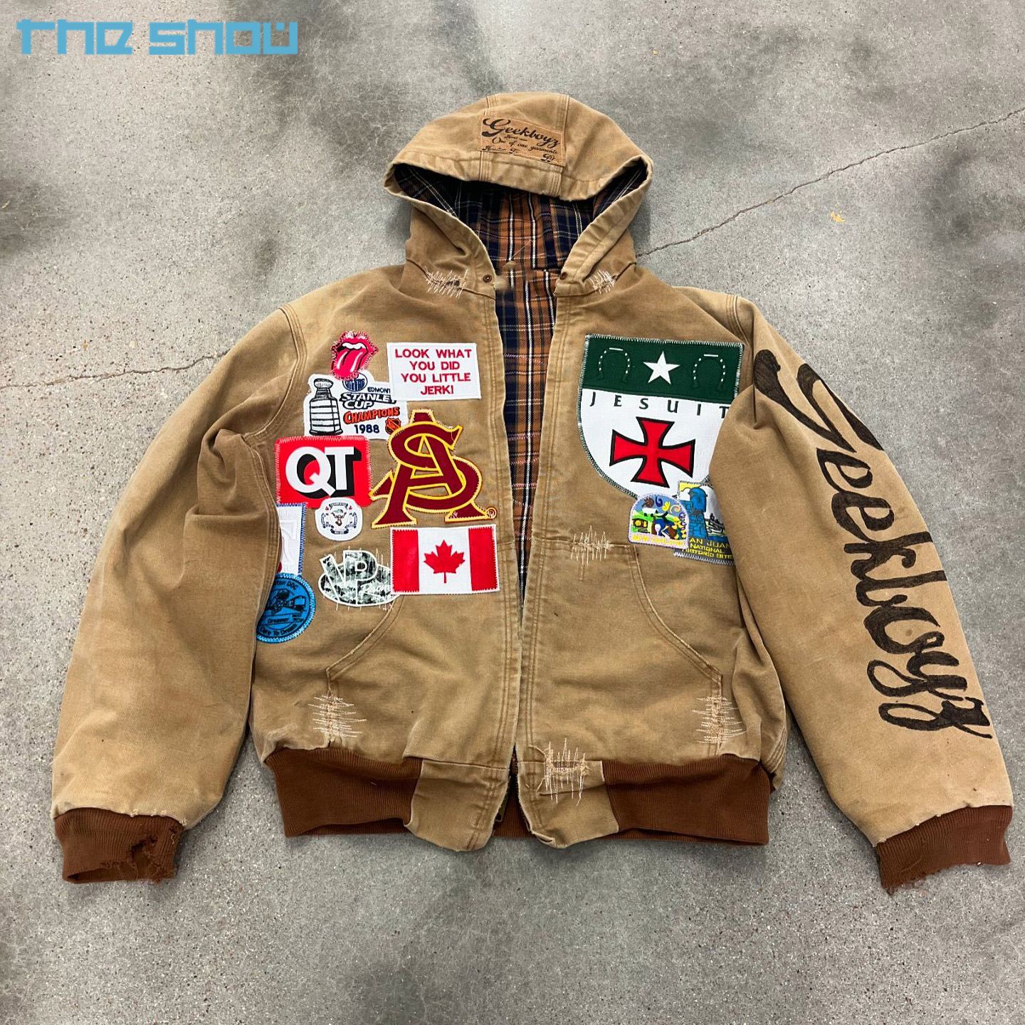 トップス Sports Mix Patchwork Truck Jacket Spyder Haze 2022 US Olympic Team Down Jacket Men's Large