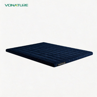 Surmatelas orthopédique Vonature POE à séchage rapide, design léger pour le voyage, la location de maison, la literie en gros