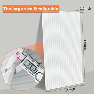 Panel Acústico de Poliéster Ranurado en <span class=keywords><strong>V</strong></span> Autoadhesivo de 600*1200*9mm, Cortable, Insonorizante, para Pared, Ideal para KTV, Estudio, Cine en Casa - Product Image 2
