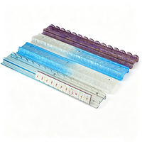 Supports de tuiles de Mahjong colorés en U, à bords droits et ondulés, accessoire de jeu de table