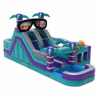Parcours d'obstacles gonflable de plage pour jeux en plein air