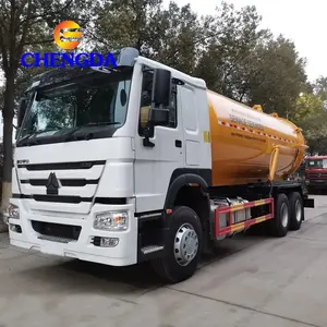 Sinotruk HOWO 6x4 10 Wheeler 15000L-25000L Vacuum Sewage Suction Trucks For Sale