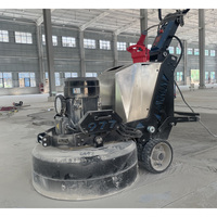 JINGKUN Meuleuse à béton automatique 220V/3P à haute efficacité 22KW, polisseuse de sol, aspirateur à poussière, meuleuse planétaire