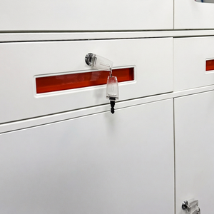 Smooth Running Drawers File <b>Cabinet</b> Detachable Metal Office Organizer Durable Steel Storage <b>Locker</b> Easy Access Functional Filing - Product Image 6