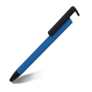 Bolígrafo <span class=keywords><strong>de</strong></span> aluminio 3 en 1 con Logo personalizado, soporte <span class=keywords><strong>para</strong></span> teléfono móvil con lápiz óptico <span class=keywords><strong>de</strong></span> punta, venta al por mayor - Product Image 1