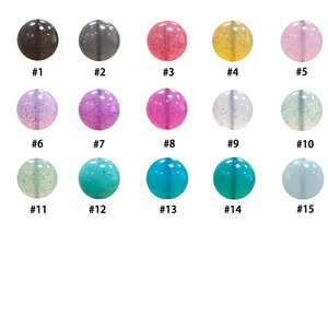 Thiết Kế Mới 15Mm Vòng In Silicone Hạt Bé Silicone Mọc Răng Loose Hạt Cho Bút Vòng Đeo Tay Vòng Cổ Làm - Product Image 5