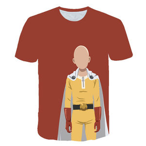 เสื้อยืดลายการ์ตูน 3 มิติ อนิเมะวันพันช์แมน สำหรับผู้ชาย ผลิตจากผ้าโพลีเอสเตอร์/คอตตอน ยั่งยืน ดีไซน์คอสเพลย์เจโนส ไซตามะ - Product Image 5
