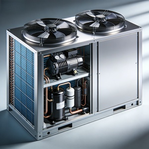 Unité de réfrigération pour <span class=keywords><strong>camion</strong></span> Carrier de type U avec ventilateur de décharge supérieur et compresseur, pour le refroidissement de fourgons de transport de marchandises - Product Image 3
