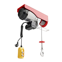 Mini-treuil électrique sans fil 110V avec arrêt automatique, freinage IP54 silencieux, capacité 100kg, portée 12m, pour maison, entrepôt, garage