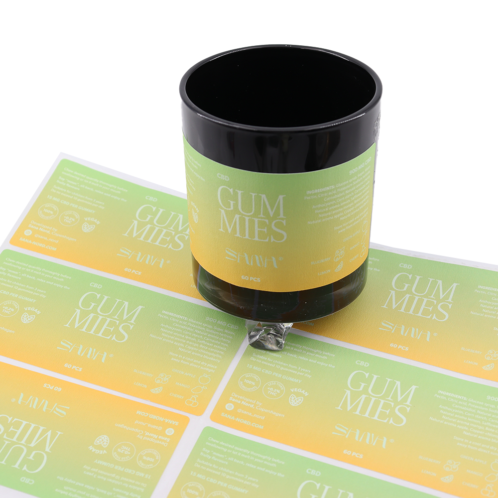 cosmetic labels soft touch laminate