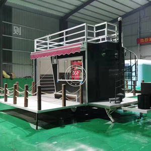 Kiosque pliable préfabriqué sur mesure à 2 étages pour café, bar ou conteneur maritime, entièrement équipé - Product Image 2