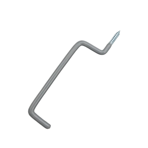 Gancho para Escalera de Garaje, de 9.5 Pulgadas, Resistente, de Hierro, para Montar en la Pared, Color Gris Industrial, OEM - Product Image 1