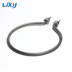 LJXH 304SUS/Copper Electric Heat Tube for Electric Barrel,Racket Type 220mm Circle Water Heating Element 220V 2KW