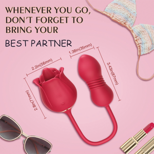 Gf <span class=keywords><strong>Maker</strong></span> 3 In 1 Clitoris Stimulator Tong Likken Thrusting G Spot <span class=keywords><strong>Dildo</strong></span> Vibrator Met 9 Modi Clitoris Tepel Licker voor Vrouwen - Product Image 3