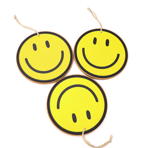 Sous-verre isolant anti-brûlure antidérapant motif visage souriant, set de table, dessous de plat, dessous de bol - Product Image 1